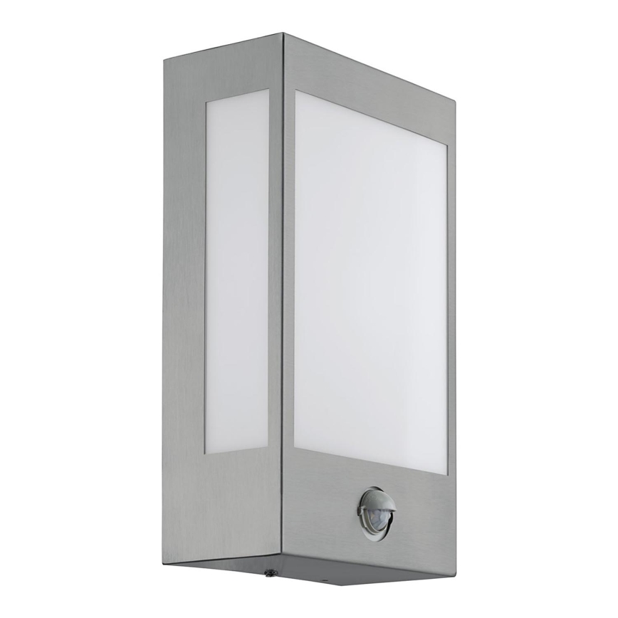 Eglo - LED Екстериорна Стенна лампа със сензор LED/12W IP44