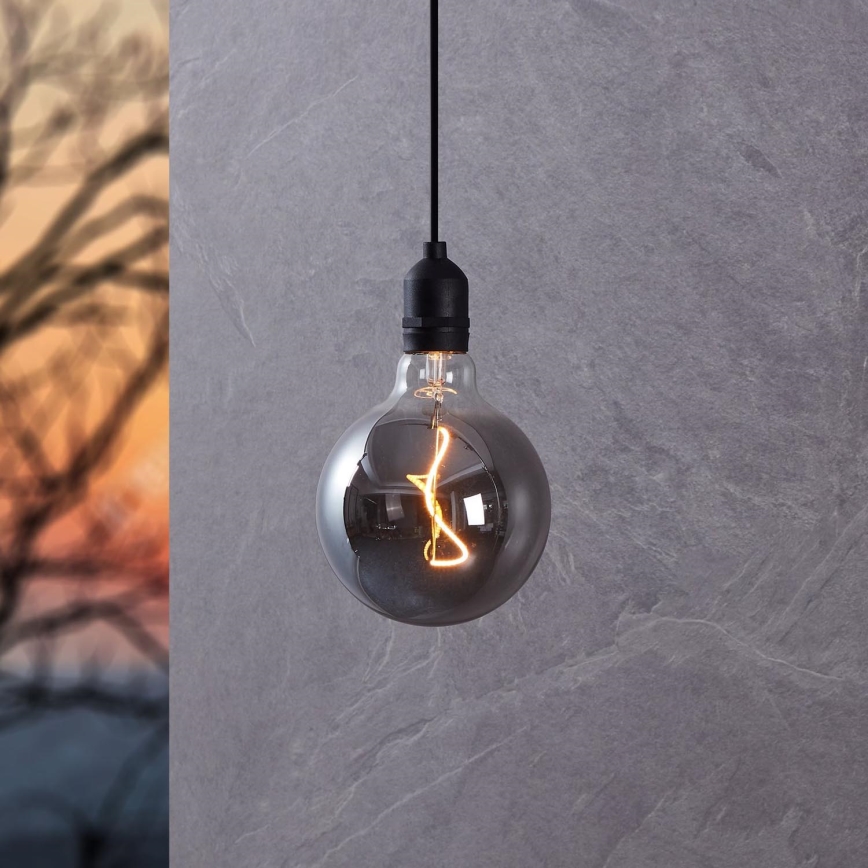 Eglo - LED Екстериорна висяща лампа LED/0,06W/6V 4xAA IP44 сив