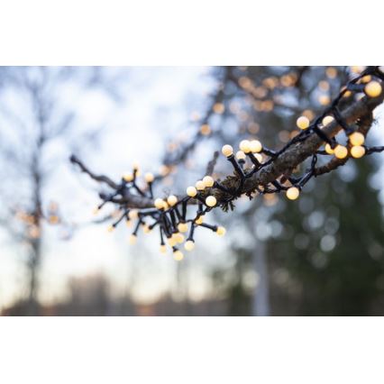 Eglo - LED Екстериорни Коледни лампички 300xLED/8 функции 11м IP44 топло бели