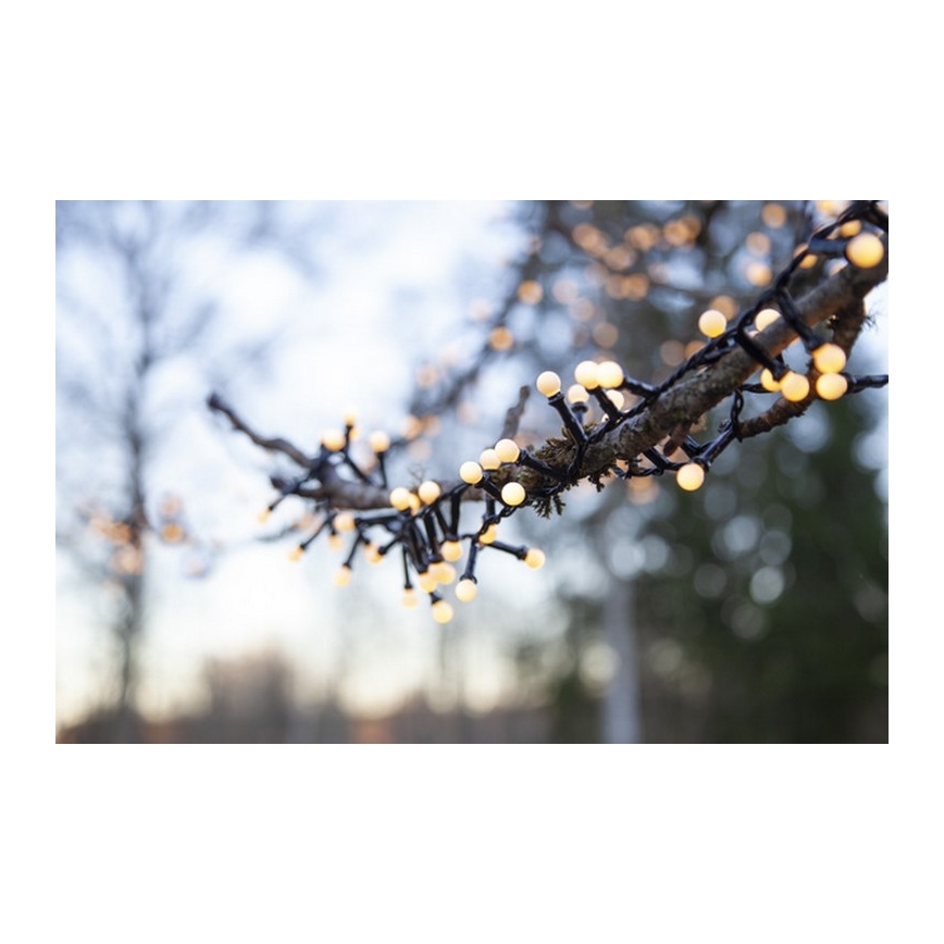 Eglo - LED Екстериорни Коледни лампички 300xLED/8 функции 11м IP44 топло бели