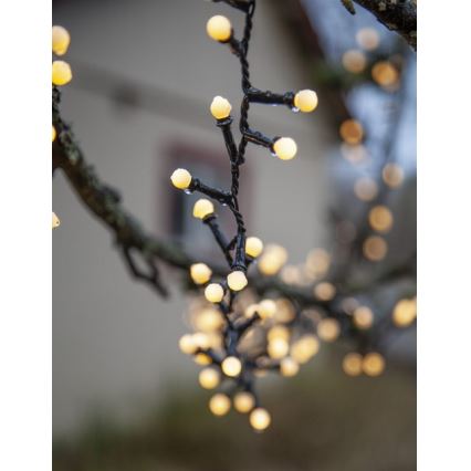 Eglo - LED Екстериорни Коледни лампички 300xLED/8 функции 11м IP44 топло бели