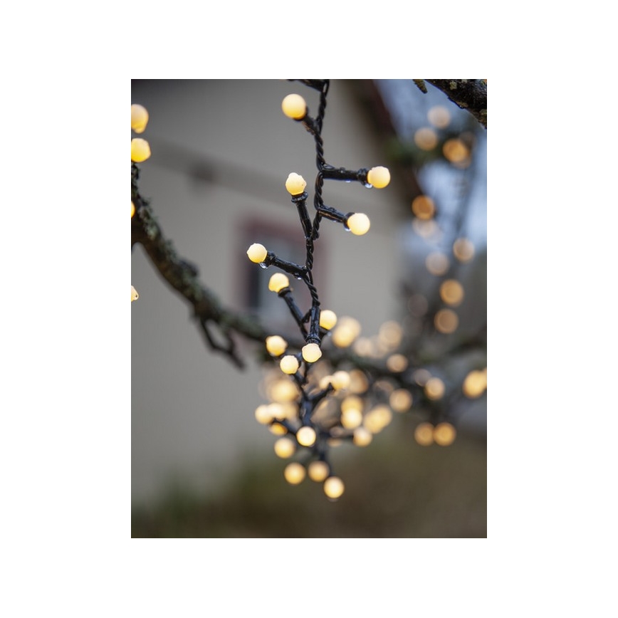 Eglo - LED Екстериорни Коледни лампички 300xLED/8 функции 11м IP44 топло бели