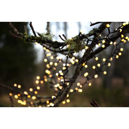 Eglo - LED Екстериорни Коледни лампички  700xLED/1 функция 19м IP44 топло бели