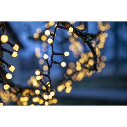 Eglo - LED Екстериорни Коледни лампички  700xLED/1 функция 19м IP44 топло бели