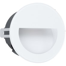 Eglo - LED Екстериорна лампа за вграждане LED/2,5W/230V IP65 бяла
