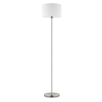 Eglo - LED  Лампион TUNJA 1xE27/60W/230V матов хром/бял