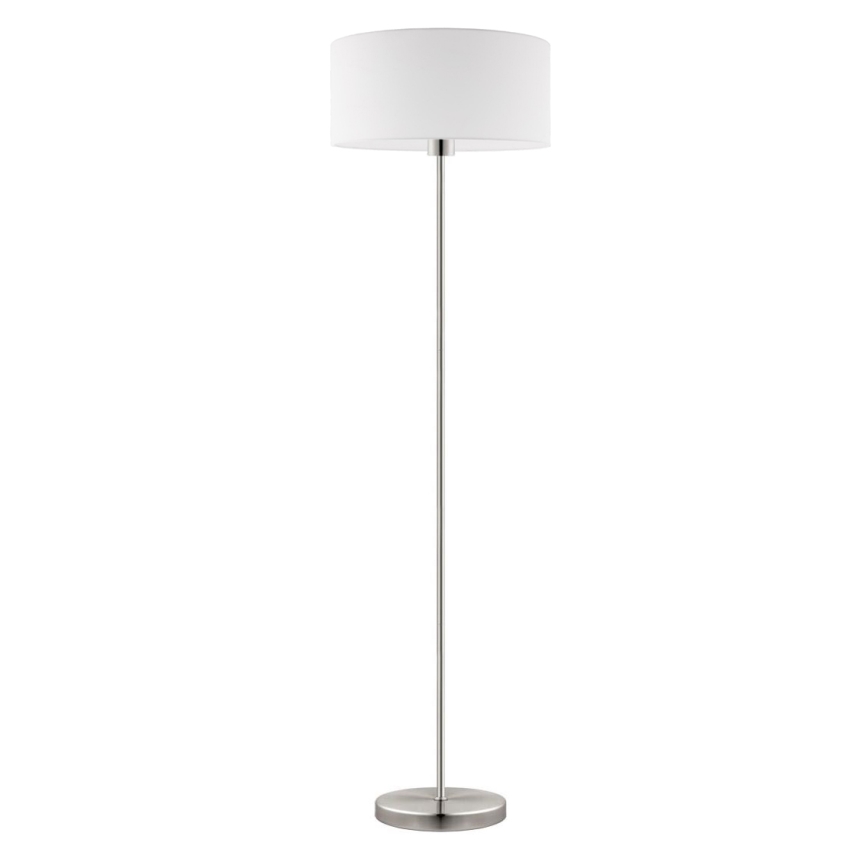 Eglo - LED  Лампион TUNJA 1xE27/60W/230V матов хром/бял
