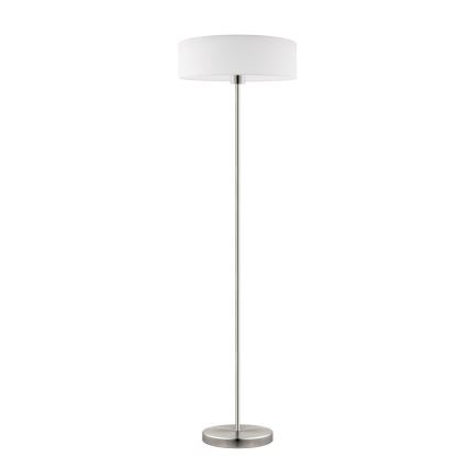 Eglo - LED  Лампион TUNJA 1xE27/60W/230V матов хром/бял