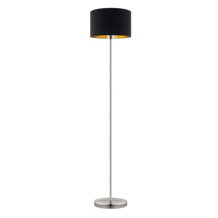 Eglo - LED  Лампион TUNJA 1xE27/60W/230V матов хром/черен
