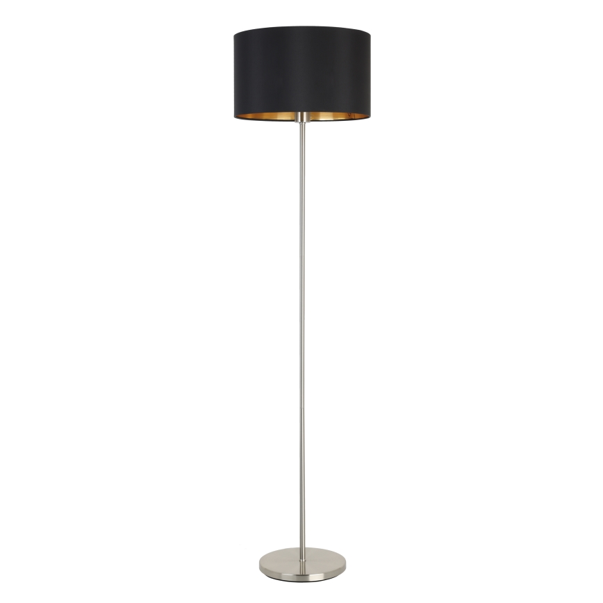 Eglo - LED  Лампион TUNJA 1xE27/60W/230V матов хром/черен