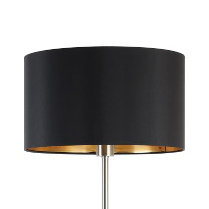 Eglo - LED Лампион TUNJA 1xE27/60W/230V матов хром/черен
