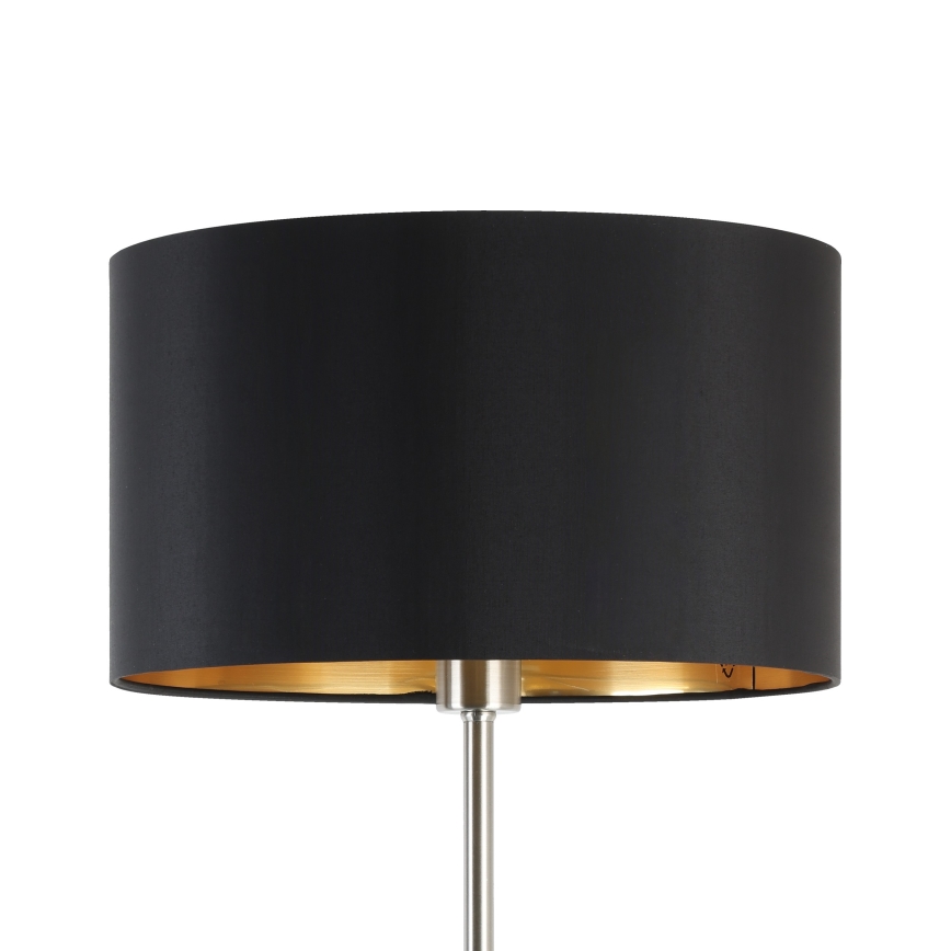Eglo - LED Лампион TUNJA 1xE27/60W/230V матов хром/черен