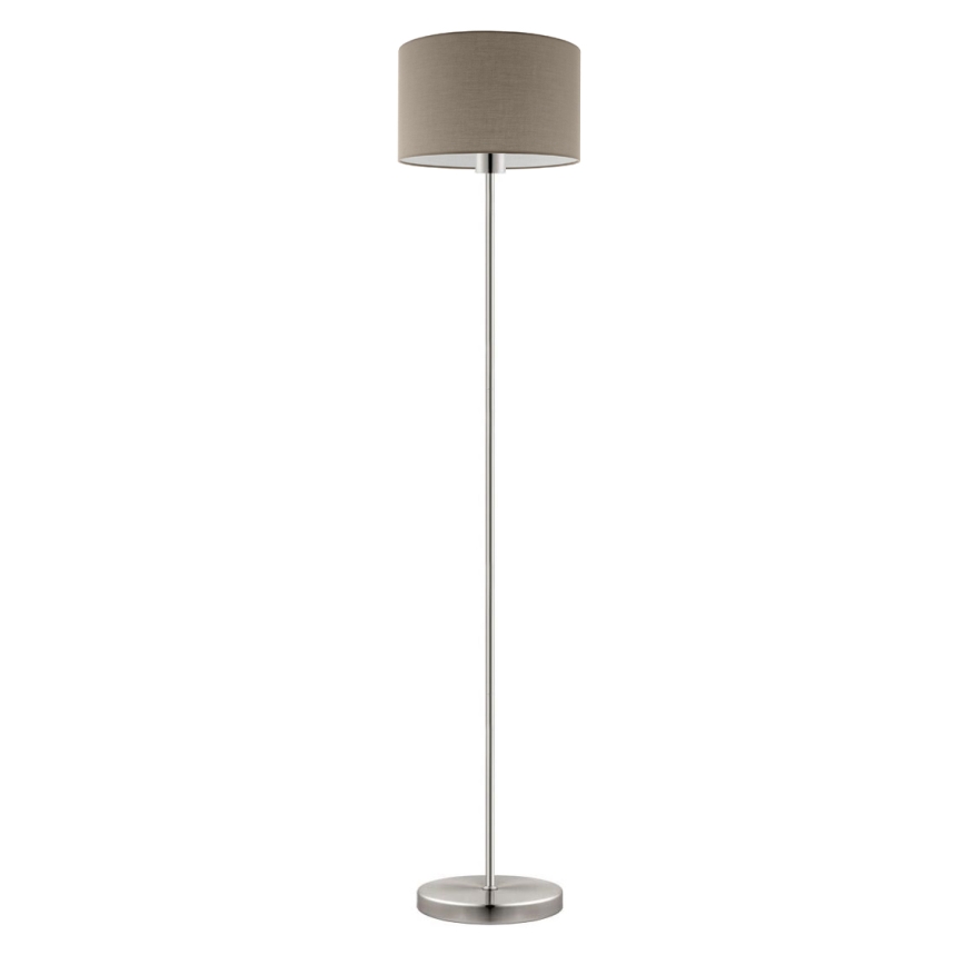 Eglo - LED  Лампион TUNJA 1xE27/60W/230V матов хром/таупе