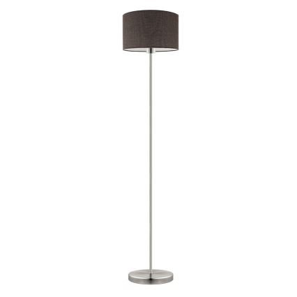 Eglo - LED  Лампион TUNJA 1xE27/60W/230V матов хром/кафяв