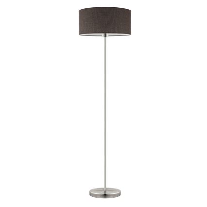 Eglo - LED  Лампион TUNJA 1xE27/60W/230V матов хром/кафяв