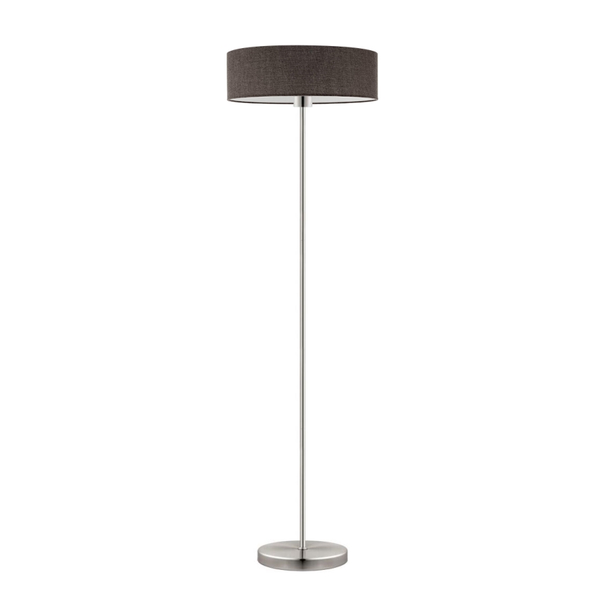 Eglo - LED  Лампион TUNJA 1xE27/60W/230V матов хром/кафяв