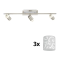 Eglo - LED Лунино осветително тяло MY CHOICE 3xE14/40W/230V мат хром/бяло