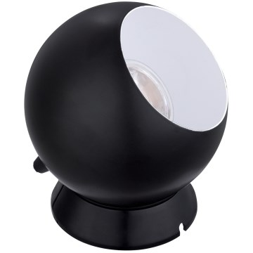 Eglo - LED настолна лампа 1xGU10/2,8W/230V черна