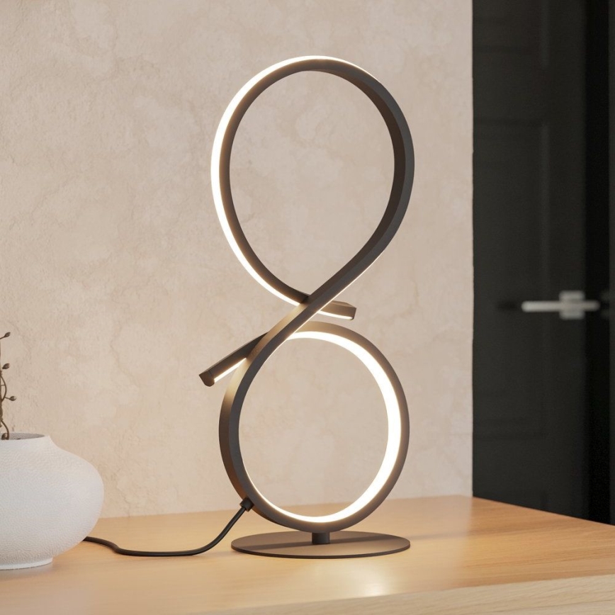 Eglo - LED Настолна лампа LED/11,4W/230V 3000K черен
