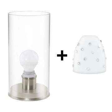 Eglo - LED Настолна лампа MY CHOICE 1xE14/4W/230V бял/матов хром