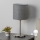 Eglo - LED настолна лампа TUNJA 1xE27/60W/230V 26,5 cm матов хром/сива