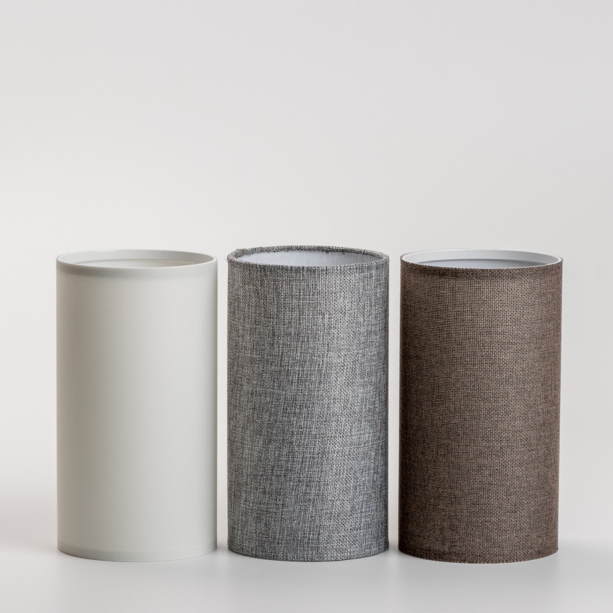 Eglo - LED настолна лампа TUNJA 1xE27/60W/230V 26,5 cm матов хром/кафяв