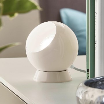 Eglo - LED настолна/стенна лампа 1xGU10/2,8W/230V бяла