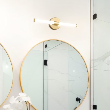 Eglo - LED огледално осветление за баня LED/7,5W/230V 3000/4000/6500K 45 cm IP44 златисто