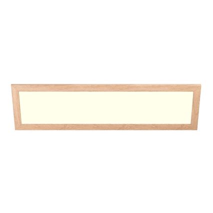 Eglo - LED Панел за повърхностен монтаж SALOBRENA-RW WOOD LED/34W/230V 2700/4000K 124x34 см кафяв