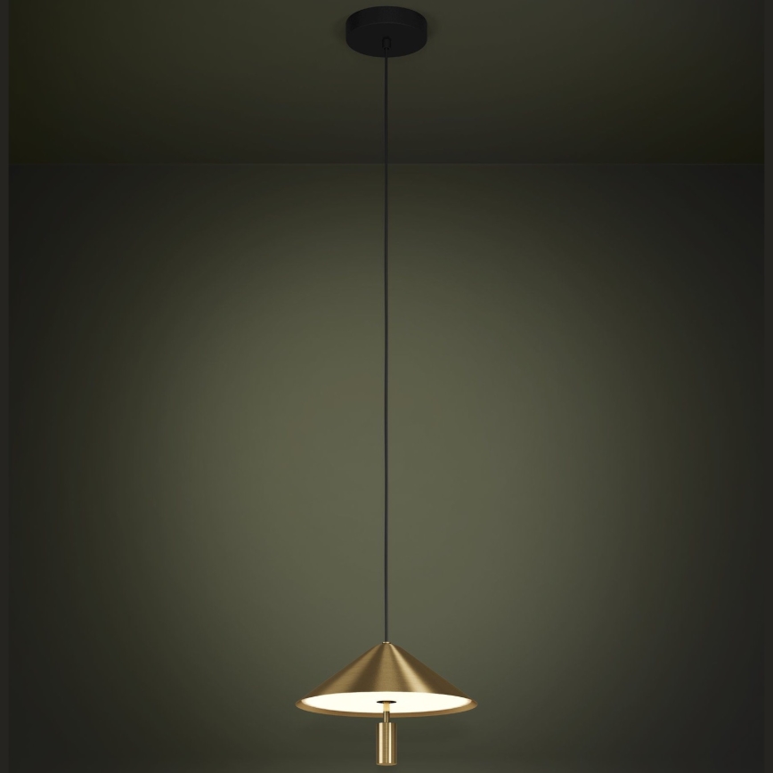 Eglo - LED Пендел LED/12W/230V 3000K златист