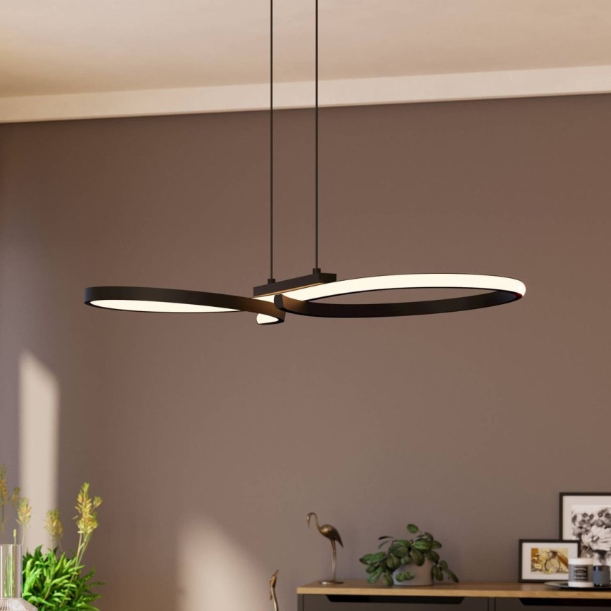 Eglo - LED Пендел LED/21W/230V 3000K черен