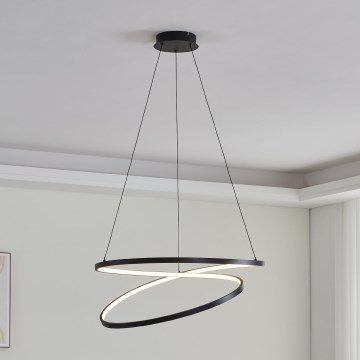 Eglo - LED Пендел LED/42W/230V 3000K черен