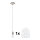 Eglo - LED Пендел MY CHOICE 1xE14/4W/230V  матов хром/бял