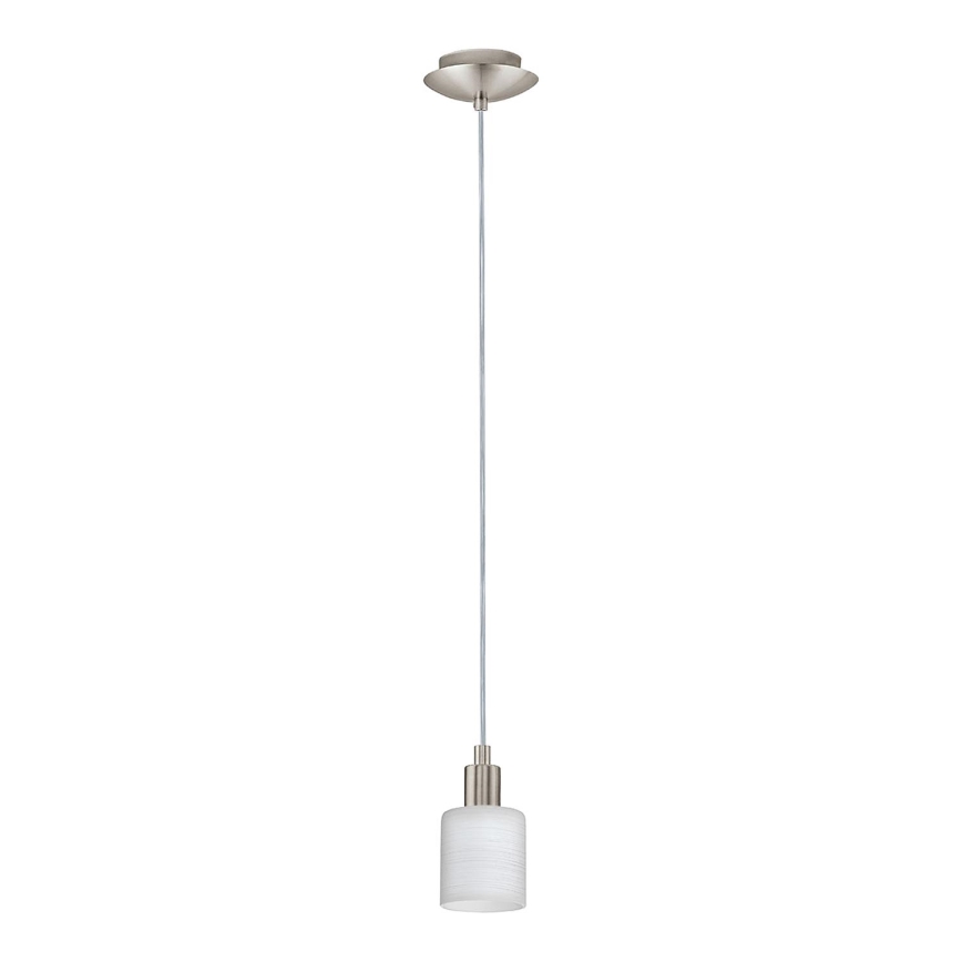 Eglo - LED Пендел MY CHOICE 1xE14/4W/230V матов хром/бял