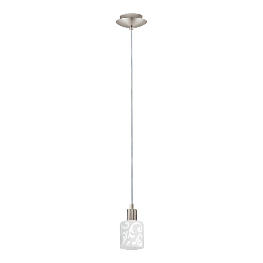 Eglo - LED Пендел MY CHOICE 1xE14/4W/230V  матов хром/бял