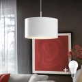 Eglo - LED Пендел TUNJA 1xE27/60W/230V бял