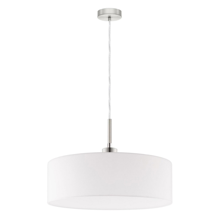 Eglo - LED Пендел TUNJA 1xE27/60W/230V бял