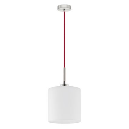 Eglo - LED Пендел TUNJA 1xE27/60W/230V бял