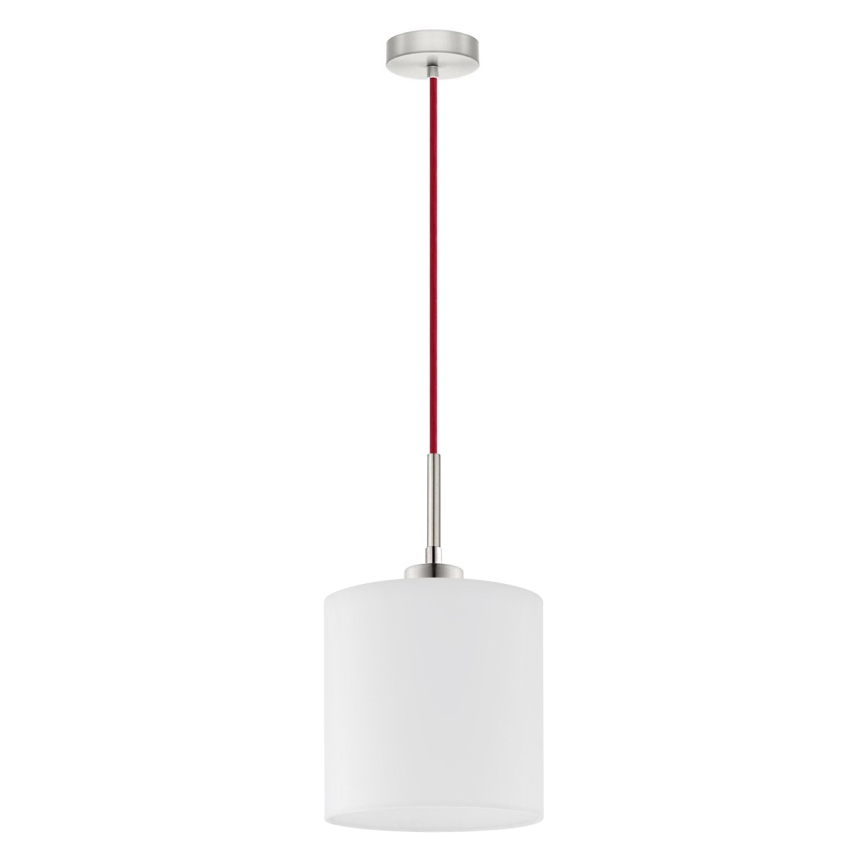 Eglo - LED Пендел TUNJA 1xE27/60W/230V бял