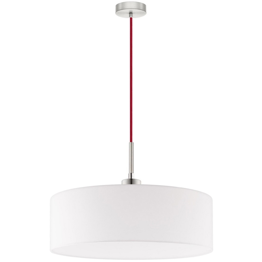 Eglo - LED Пендел TUNJA 1xE27/60W/230V бял