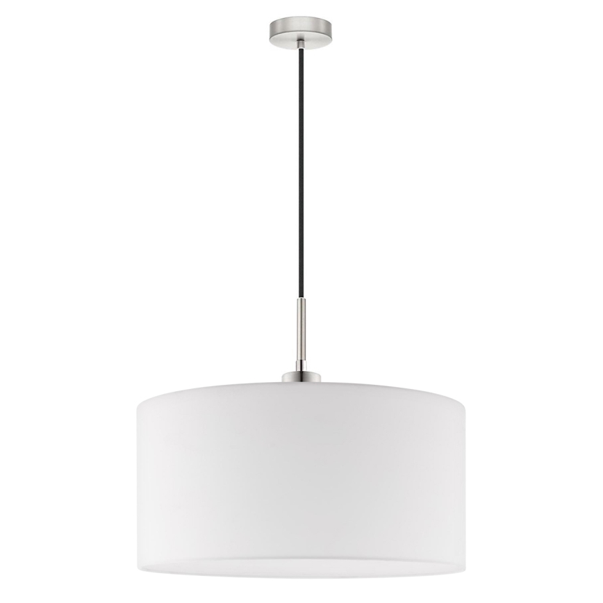 Eglo - LED Пендел TUNJA 1xE27/60W/230V бял