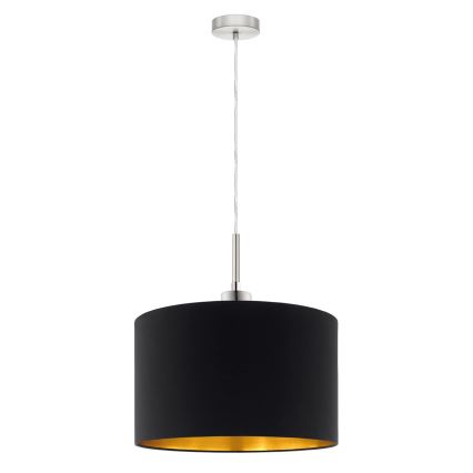 Eglo - LED Пендел TUNJA 1xE27/60W/230V черен