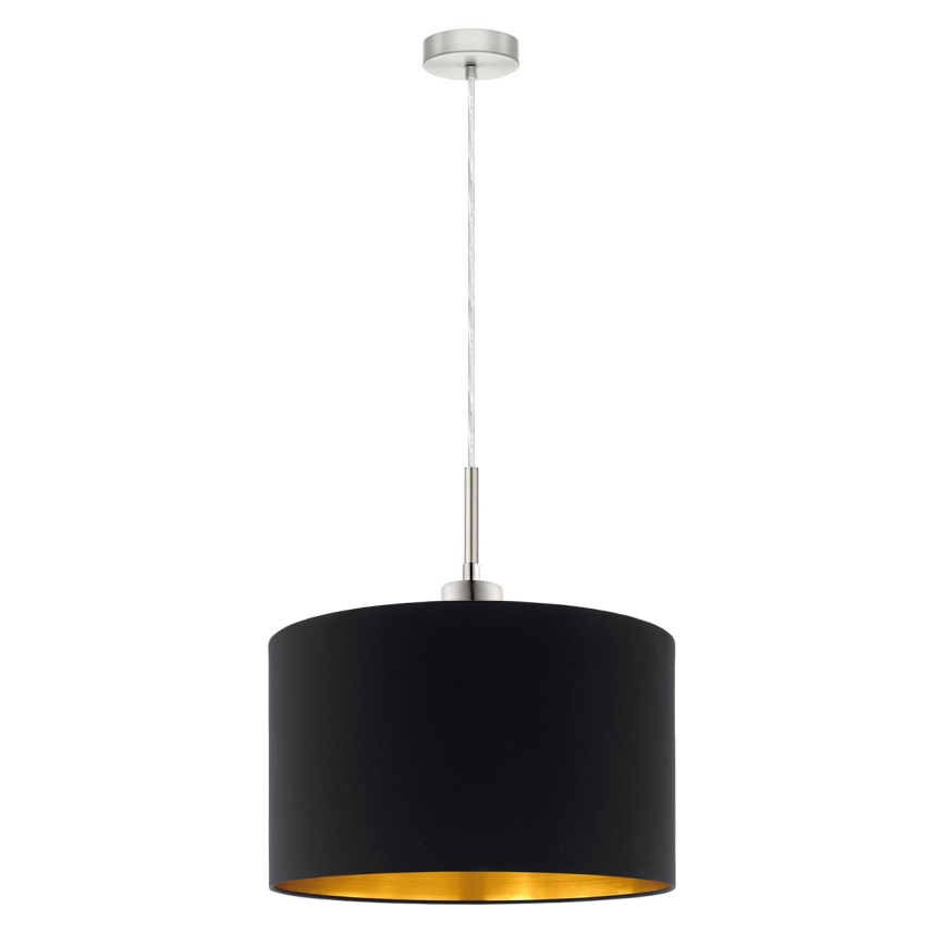 Eglo - LED Пендел TUNJA 1xE27/60W/230V черен