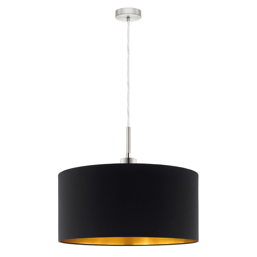 Eglo - LED Пендел TUNJA 1xE27/60W/230V черен