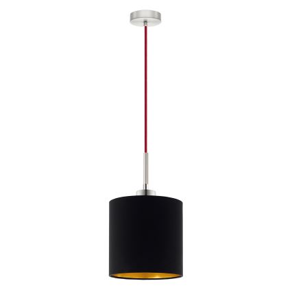 Eglo - LED Пендел TUNJA 1xE27/60W/230V черен