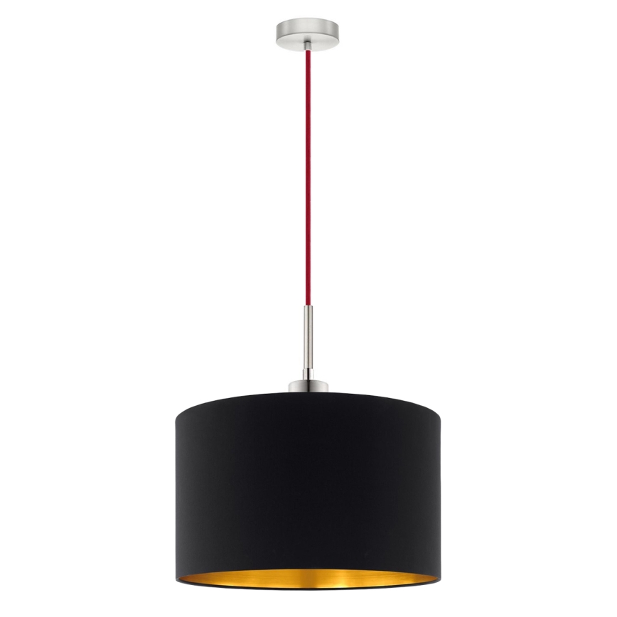 Eglo - LED Пендел TUNJA 1xE27/60W/230V черен