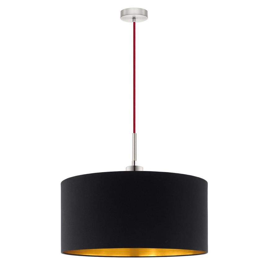 Eglo - LED Пендел TUNJA 1xE27/60W/230V черен