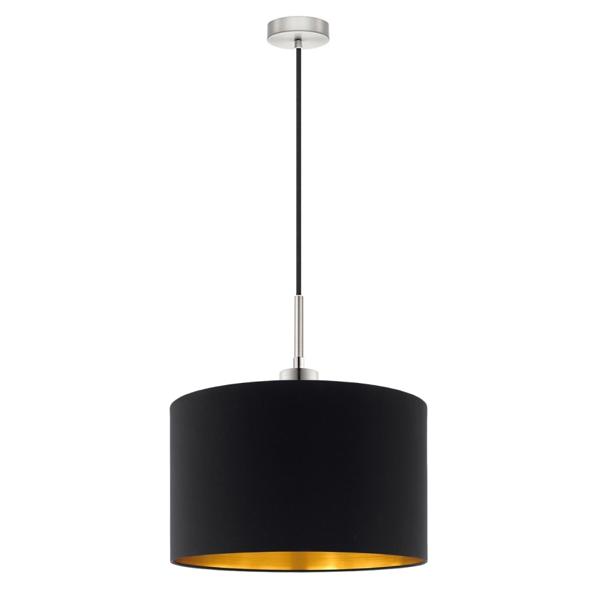 Eglo - LED Пендел TUNJA 1xE27/60W/230V черен