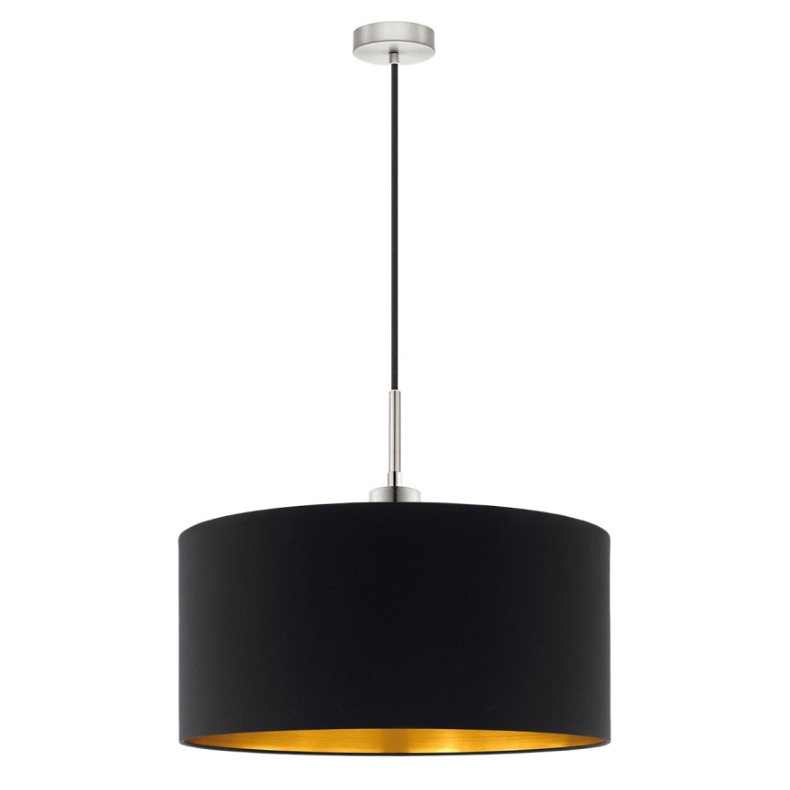 Eglo - LED Пендел TUNJA 1xE27/60W/230V черен