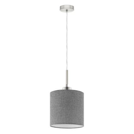 Eglo - LED Пендел TUNJA 1xE27/60W/230V сив